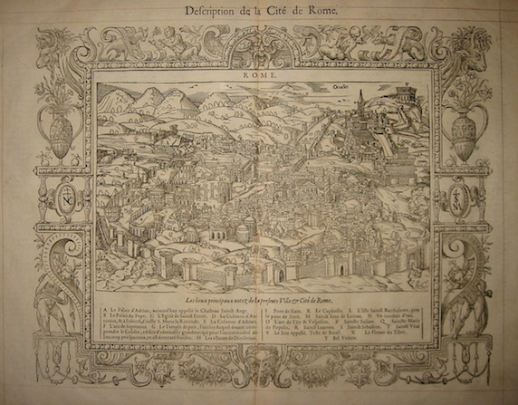 Belleforest François, de Description de la Cité de Rome - Rome 1575 Parigi 